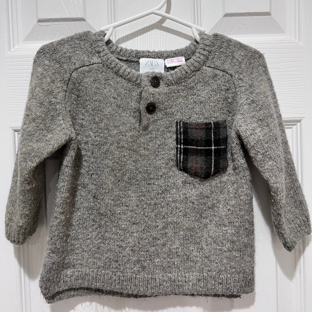 [All for$6-20 ]12-18mos ZARA Knitted top